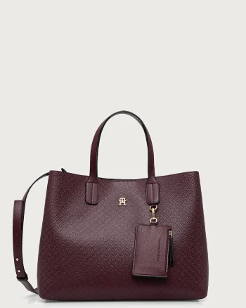Tommy Hilfiger geantă shopper pentru femei cu imitație de piele