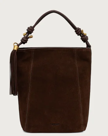 Twinset geantă shopper pentru femei din piele