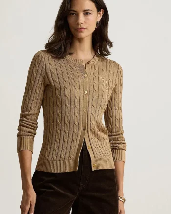 Lauren Ralph Lauren cardigan pentru femei cu bumbac
