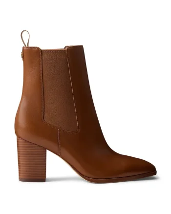 Lauren Ralph Lauren ghete scurte pentru femei din piele Rlyn Bte Hl