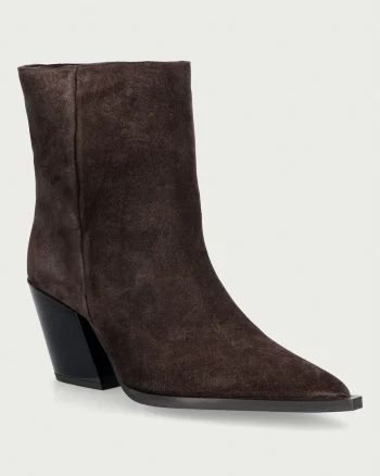 Steve Madden botine pentru femei din piele întoarsă Melle