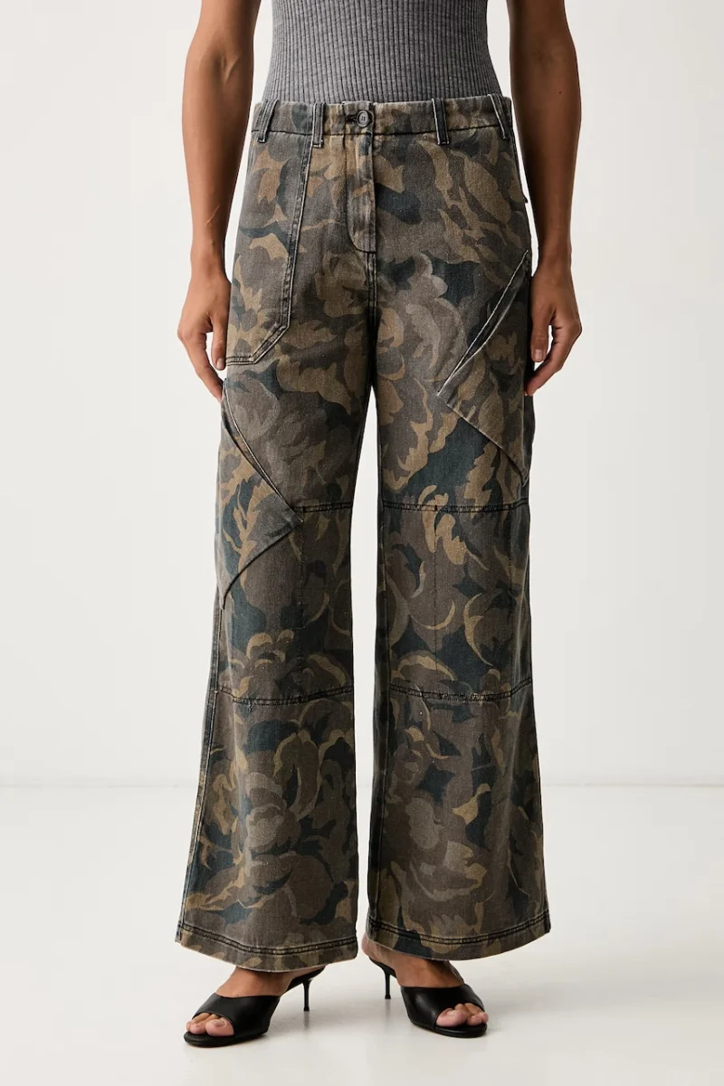 Pinko pantaloni pentru femei din bumbac