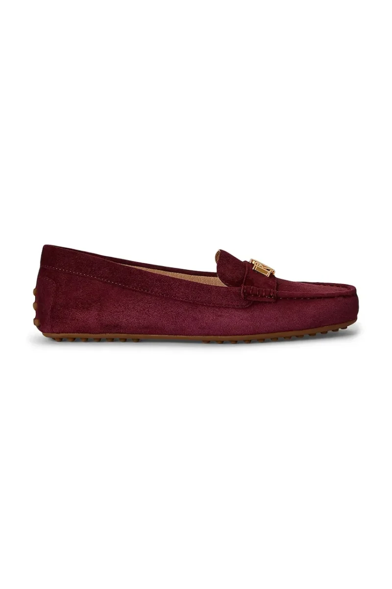 Lauren Ralph Lauren mocasini pentru femei din piele întoarsă Barnsbury