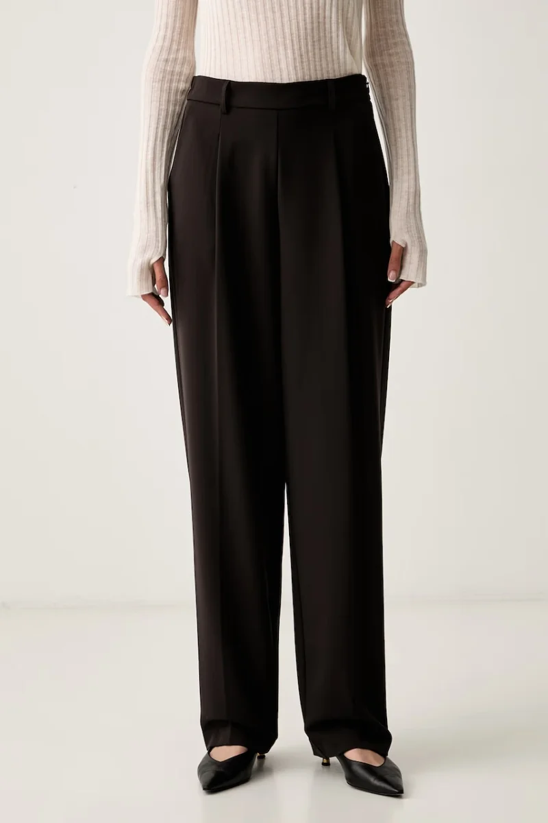 Twinset pantaloni pentru femei cu vâscoză
