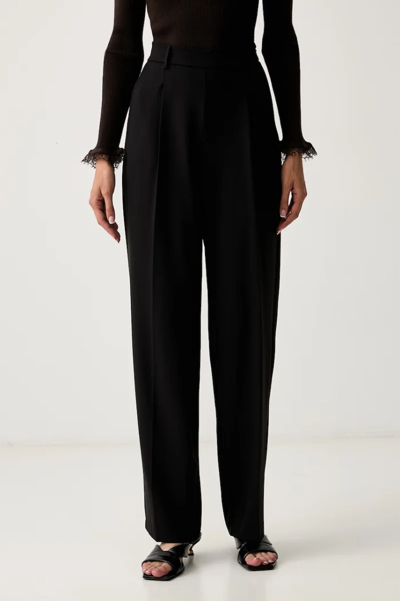 Twinset pantaloni pentru femei cu vâscoză