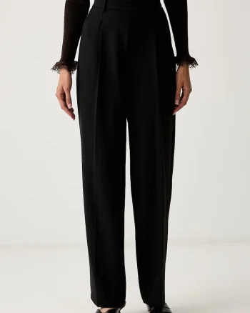 Twinset pantaloni pentru femei cu vâscoză