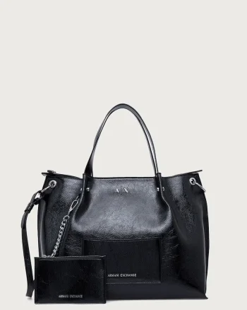 Armani Exchange geantă shopper pentru femei cu imitație de piele