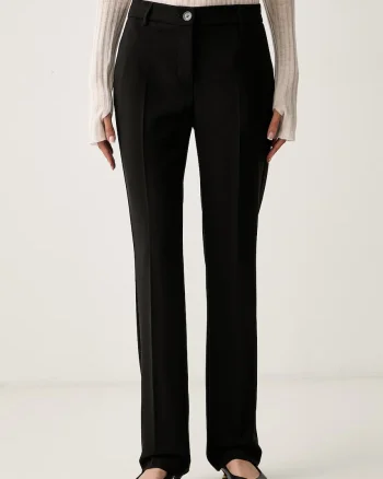 Twinset pantaloni pentru femei cu vâscoză