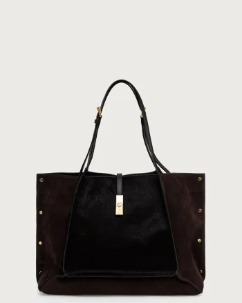 Pollini tote bag pentru femei din piele