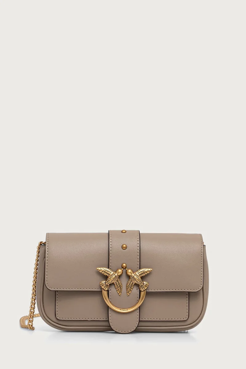 Pinko geantă crossbody pentru femei din piele