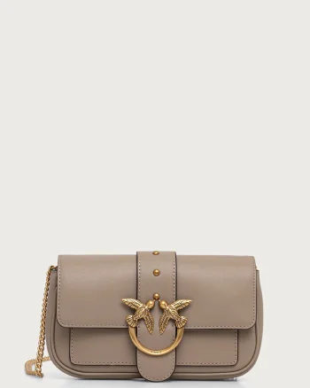 Pinko geantă crossbody pentru femei din piele