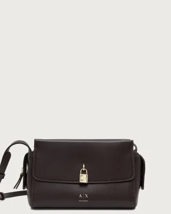 Armani Exchange geantă crossbody pentru femei cu imitație de piele