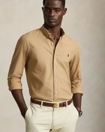 Polo Ralph Lauren cămașă pentru bărbați din bumbac cu elastan
