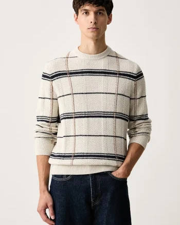 Barbour pulover pentru bărbați cu amestec de lână Fasey