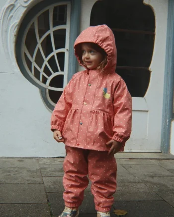 Konges Sløjd salopetă pentru copii RAINY PALME DUCKLING SET GIRL