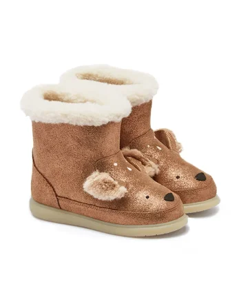 Donsje cizme de zăpadă pentru copii din piele Deloniek Boots Deer