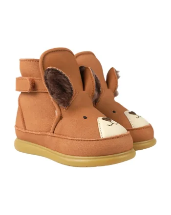 Donsje cizme de zăpadă pentru copii din nubuck Dubu Exclusive Shoes Fluffy Squirrel