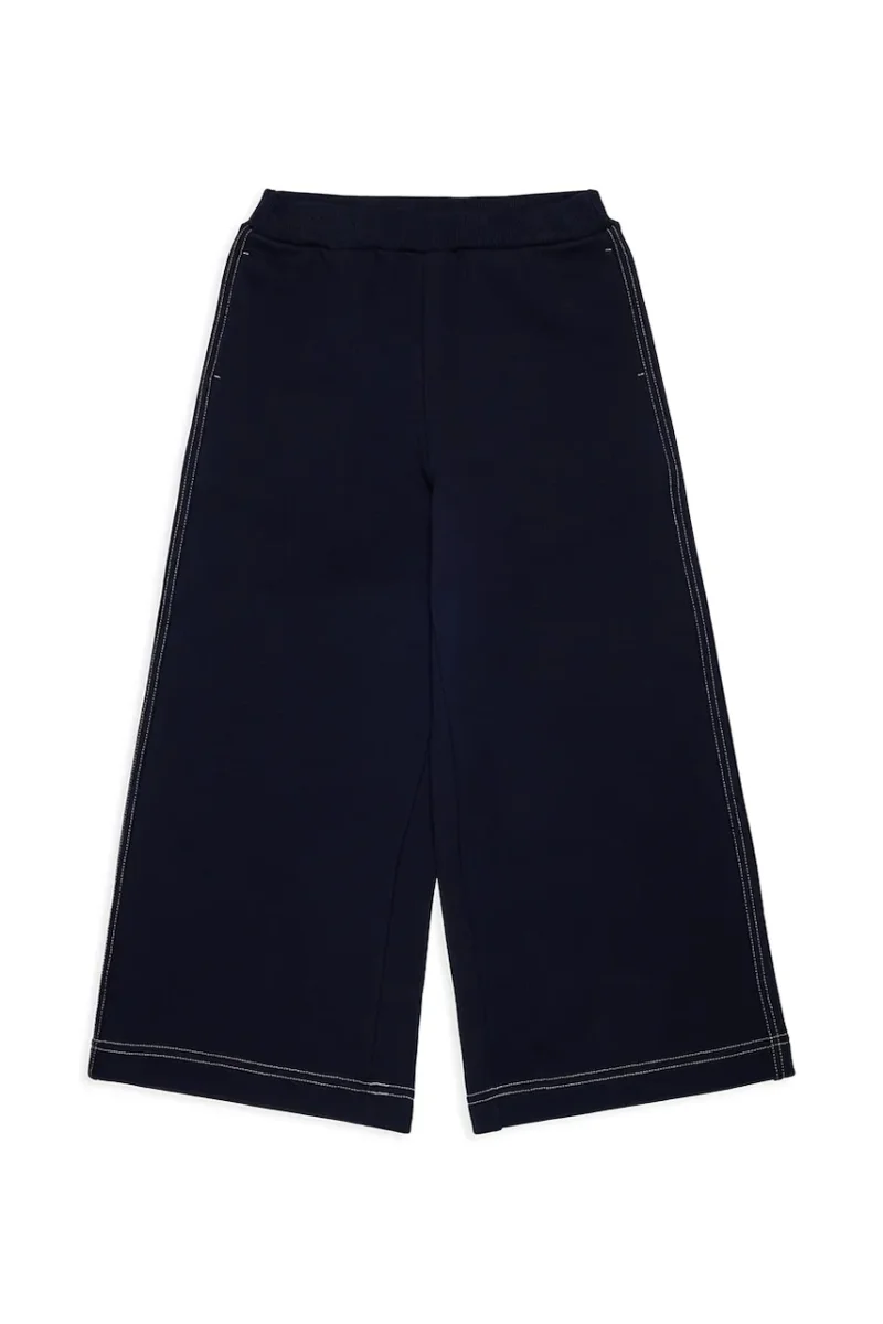 Max&Co. pantaloni wide leg pentru copii din bumbac MAXP42F TROUSERS