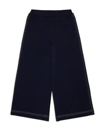 Max&Co. pantaloni wide leg pentru copii din bumbac MAXP42F TROUSERS