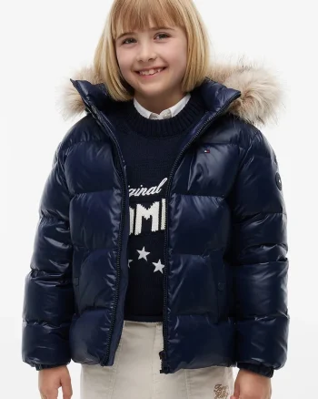 Tommy Hilfiger geacă cu puf pentru copii