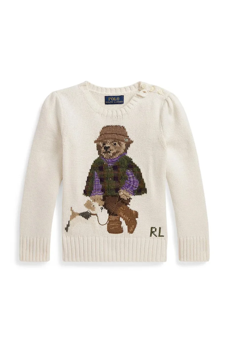 Polo Ralph Lauren pulover pentru copii cu bumbac