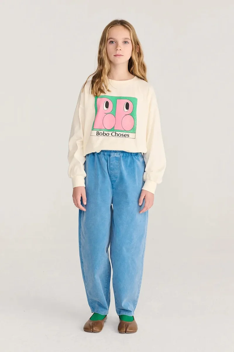 Bobo Choses pantaloni de trening pentru copii din bumbac cu elastan
