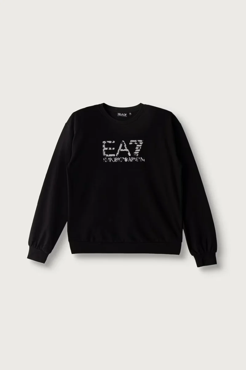 EA7 Emporio Armani hanorac pentru copii din bumbac cu elastan