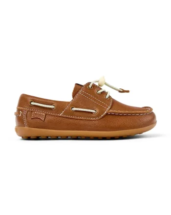Camper mocasini pentru copii din piele Peu Cami Kids