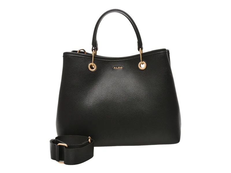 Geanta ALDO neagra, GRACELYNEE 001, din piele ecologica