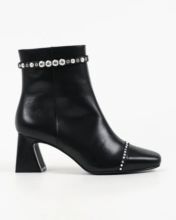 Karl Lagerfeld botine cu toc pentru femei din piele Beata
