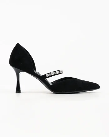 Karl Lagerfeld pantofi cu toc stiletto din piele Sienna