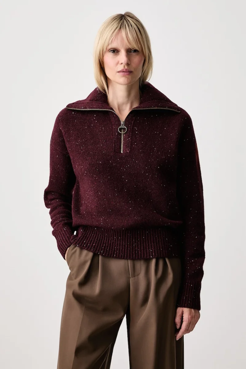 Barbour pulover pentru femei cu lână