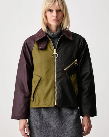 Barbour jachetă scurtă pentru femei din bumbac ARLENE