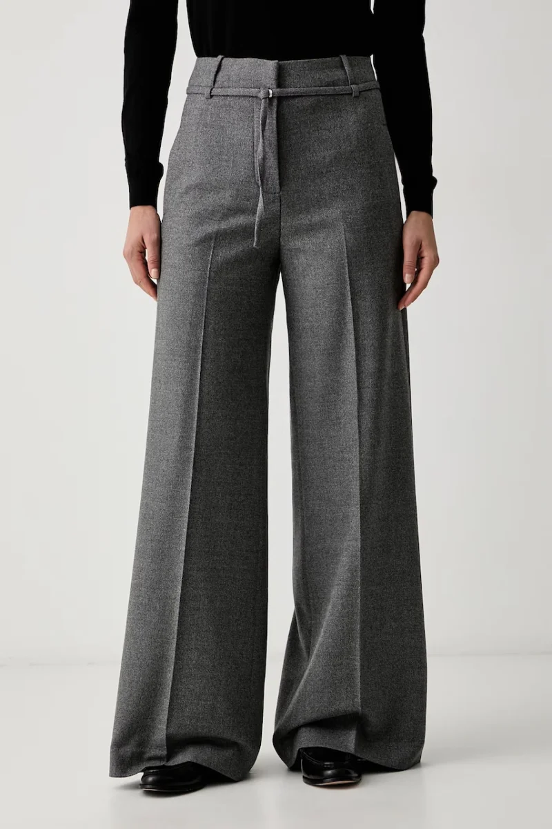 Paul&Shark pantaloni de costum pentru femei cu lână