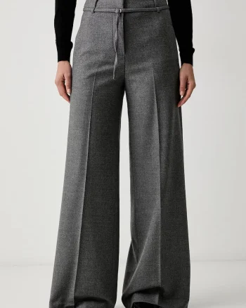 Paul&Shark pantaloni de costum pentru femei cu lână