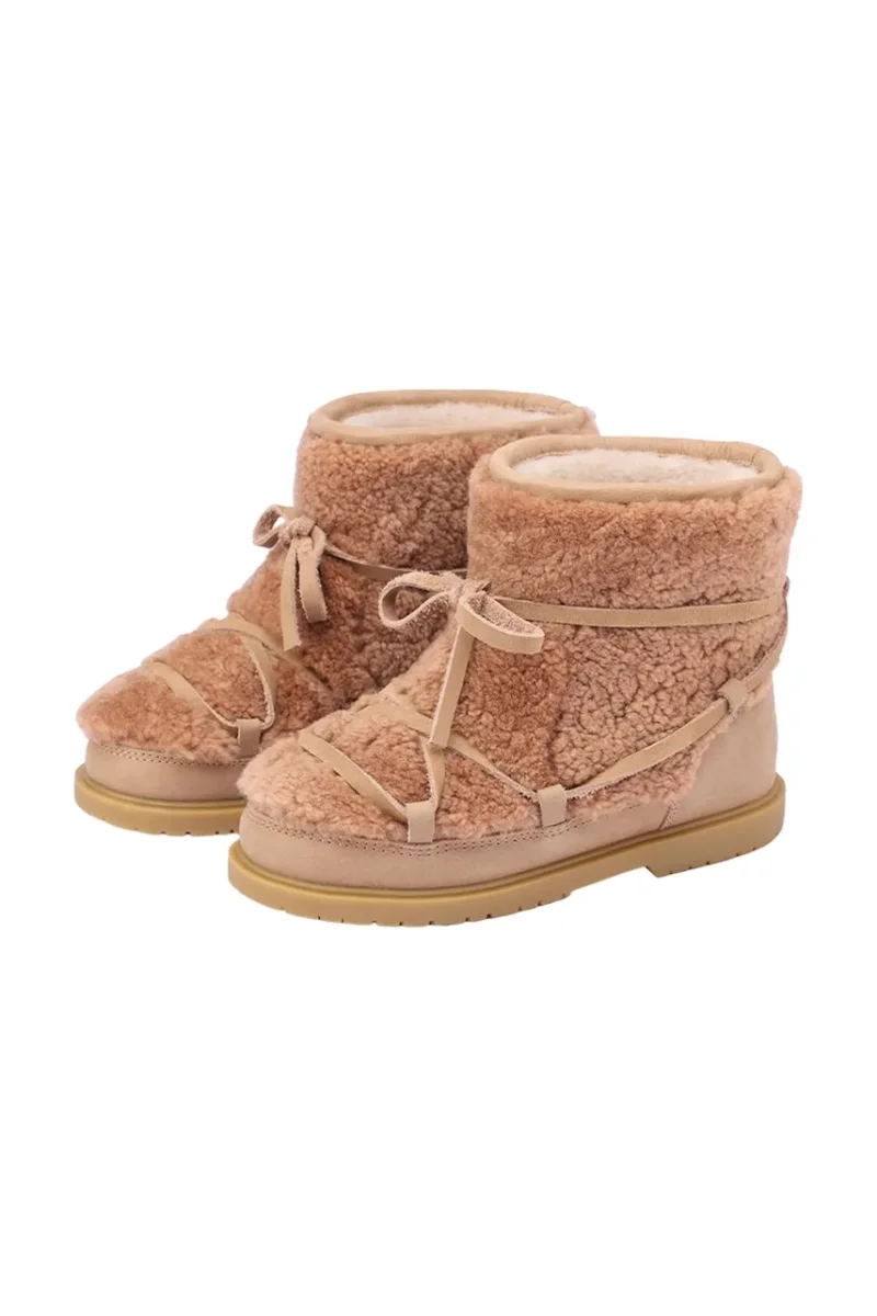 Donsje încălțăminte de iarnă pentru copii din piele Cassia Boots