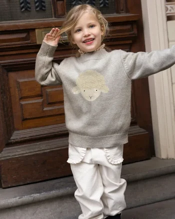 Donsje pulover de lână pentru copii Denn Merino Wool Sweater Lammy