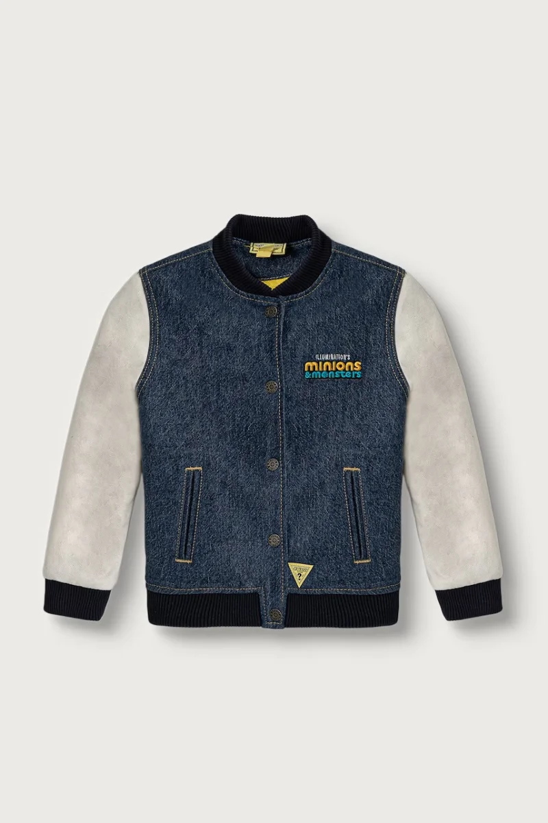 Guess geacă bomber pentru copii cu bumbac GJ X MINIONS