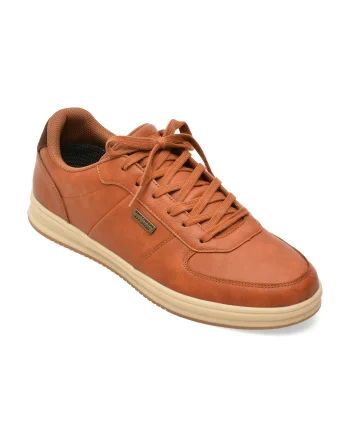 Pantofi sport SKECHERS maro, 211459, din piele ecologica