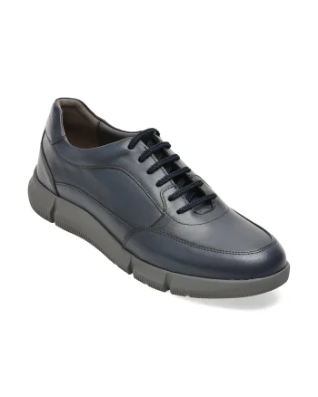 Pantofi sport OTTER bleumarin, K76, din piele naturala
