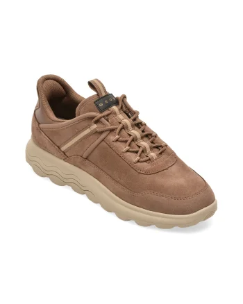 Pantofi sport GEOX gri, D6817A, din piele intoarsa