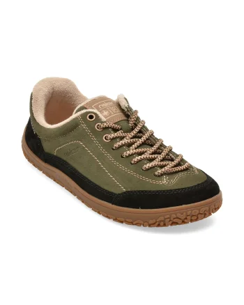 Pantofi sport RIEKER kaki, 52303, din piele intoarsa