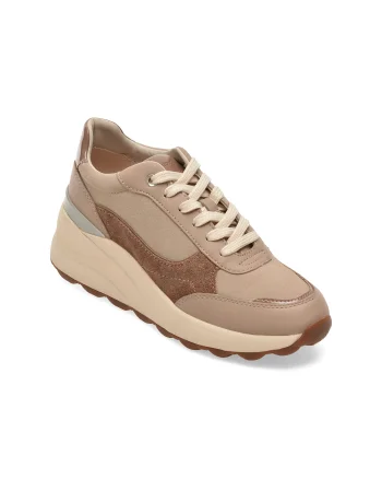 Pantofi sport GEOX bej, D65WAB, din piele ecologica