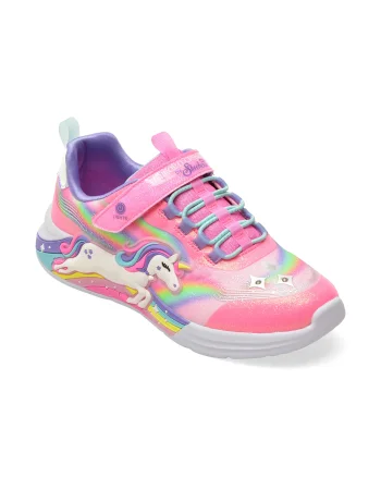 Pantofi sport SKECHERS roz, 302298L, din material textil