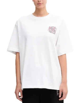 Tricou EA7 TRAIN LOGO SERIES W TEE SS WRITTEN LOGO CROSSOVER