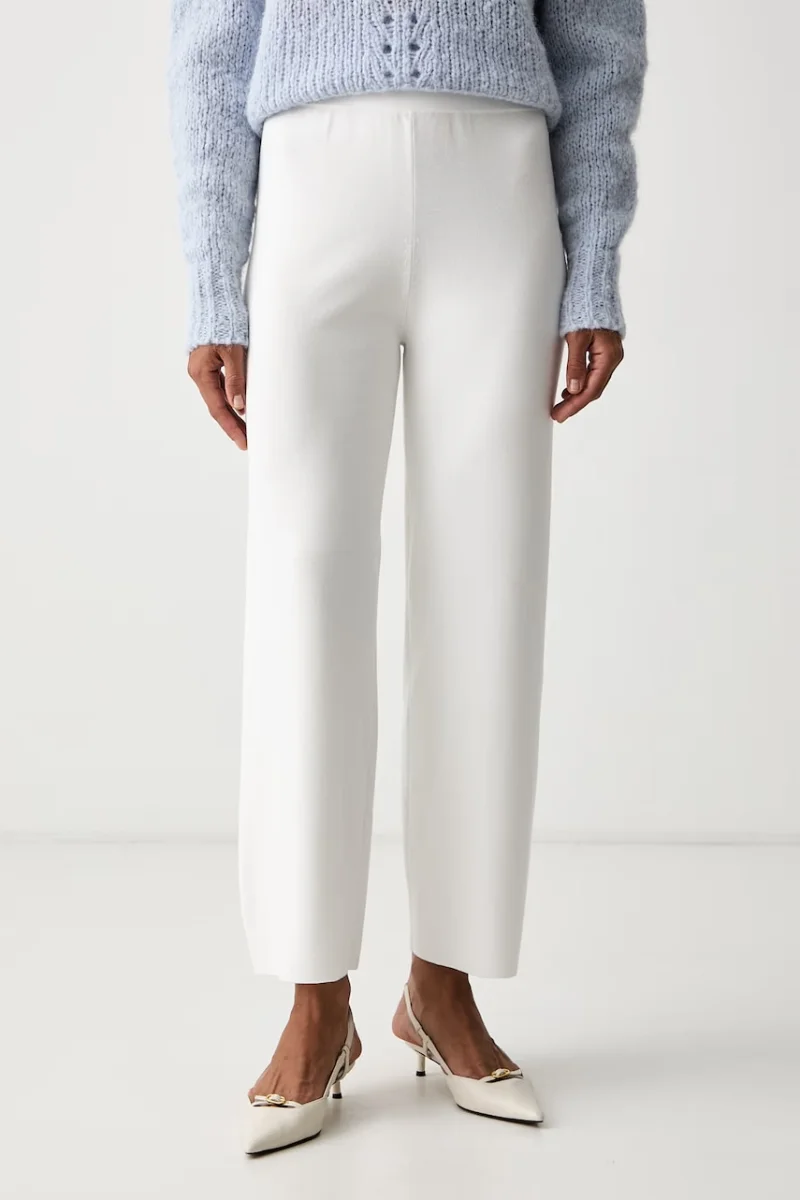 MM by Max Mara pantaloni pentru femei cu vâscoză MMLROTONDO