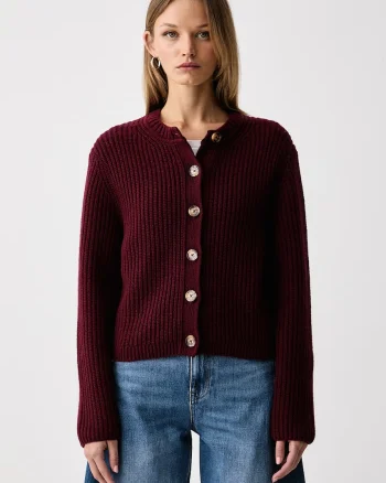 Barbour cardigan pentru femei cu lână Adalyn