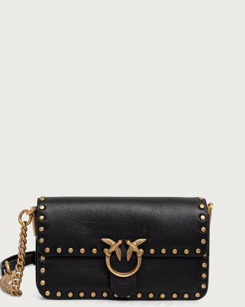 Pinko geantă crossbody pentru femei din piele