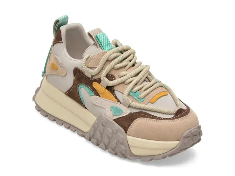 Pantofi sport FLAVIA PASSINI bej, 2689, din piele ecologica