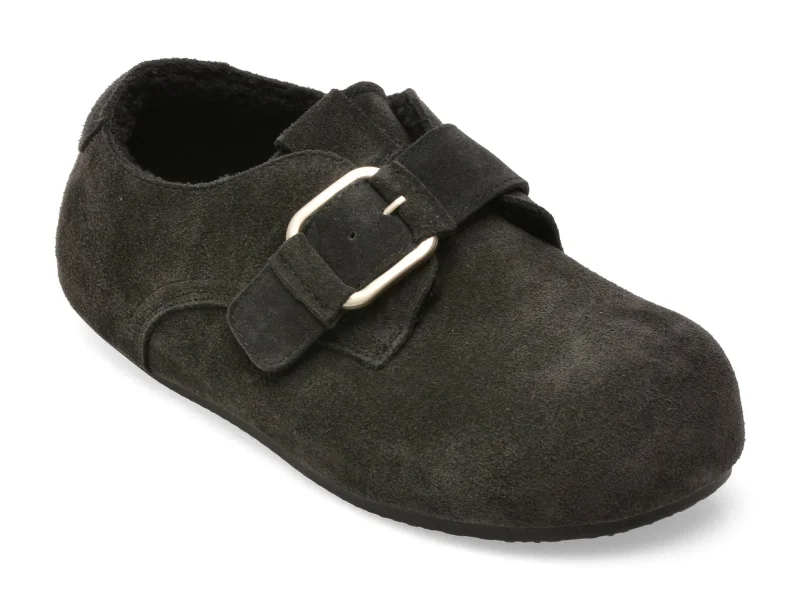 Pantofi GRYXX gri, 3712, din piele intoarsa
